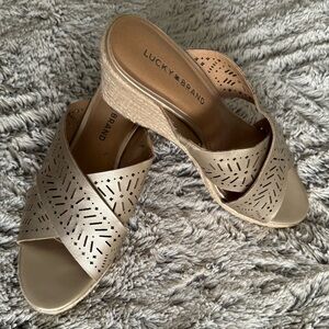 Lucky Metallic Wedges